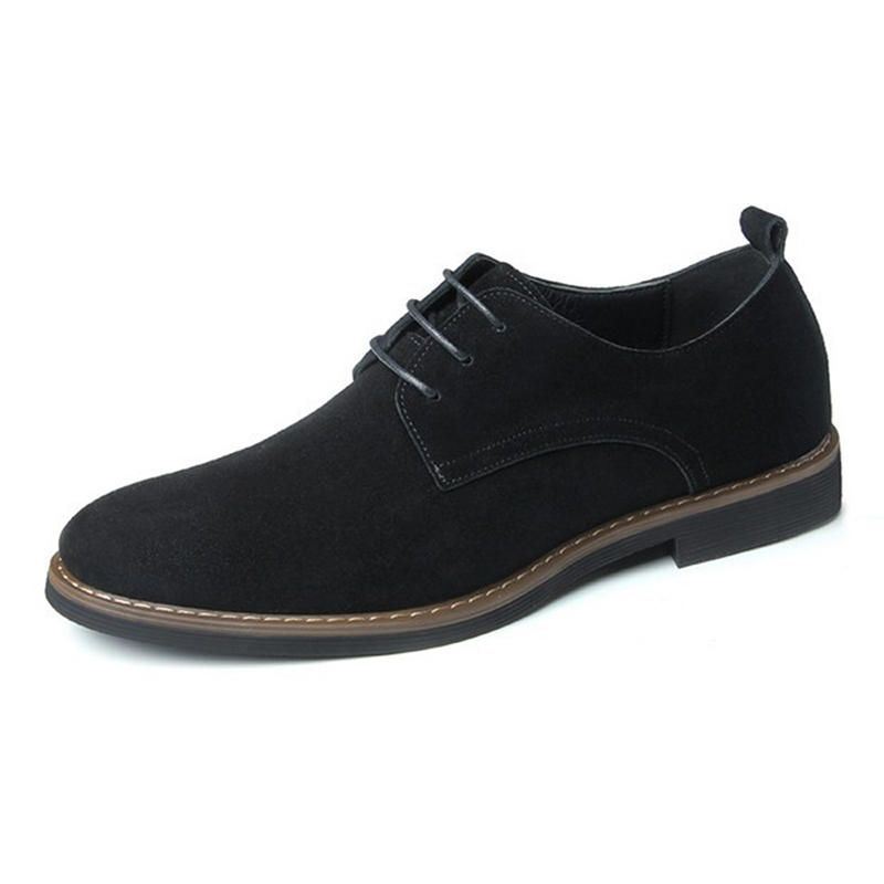 Heren Puntschoen Casual Soft Suede Business Office Oxfords