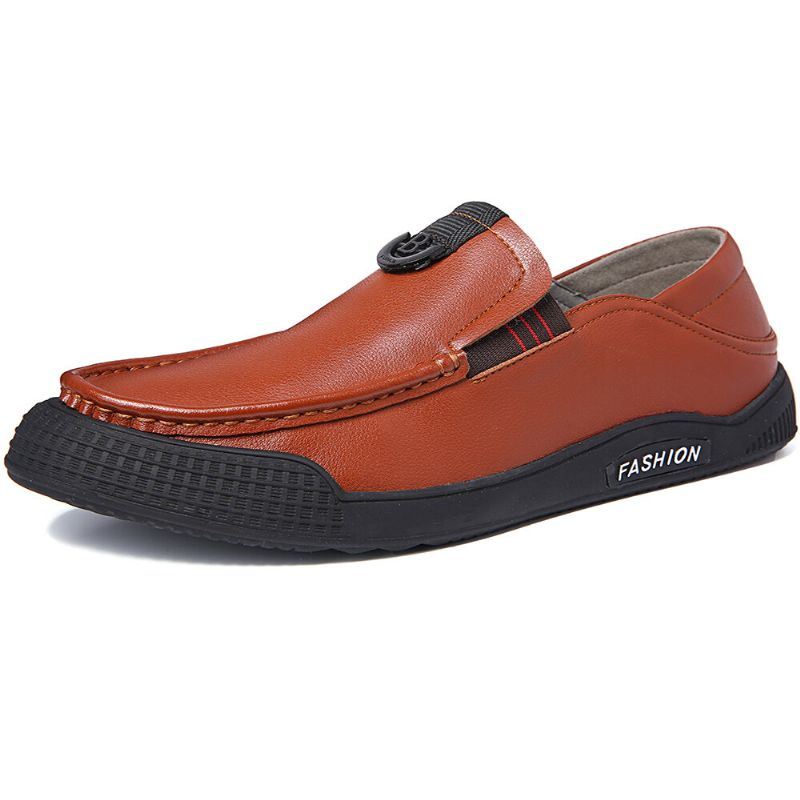 Heren Pure Color Casual Soft Driving Loafers