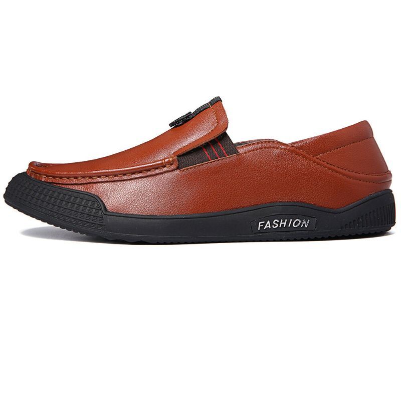 Heren Pure Color Casual Soft Driving Loafers