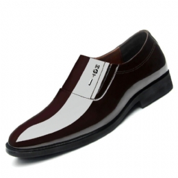 Heren Soft Formele Zakelijke Puntige Teen Slip On Oxfords