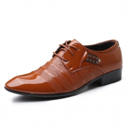 Heren Zacht Leer Zakelijke Jurk Schoen Casual Oxfords