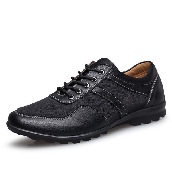 Mesh Heren Casual Leren Oxfords