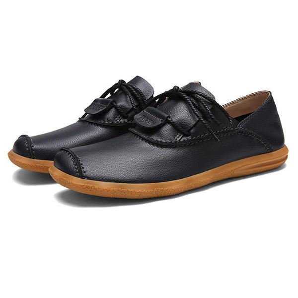 Zakelijke Schoenen Heren Casual Lage Oxfords In Leer