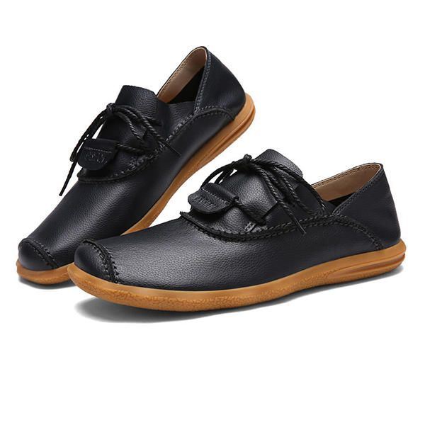 Zakelijke Schoenen Heren Casual Lage Oxfords In Leer