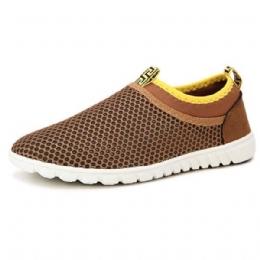 Big Size Heren Casual Sportschoenen Flats Comfortabel Ademend Mesh Hollow Out Sportschoenen