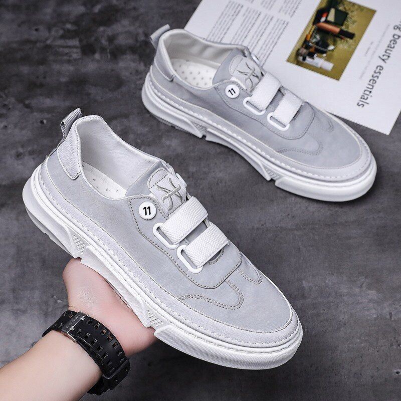 Heren Ademend Antislip Comfortabele Dikke Bodem Paraplu Doek Lace Up Casual Court Shoes