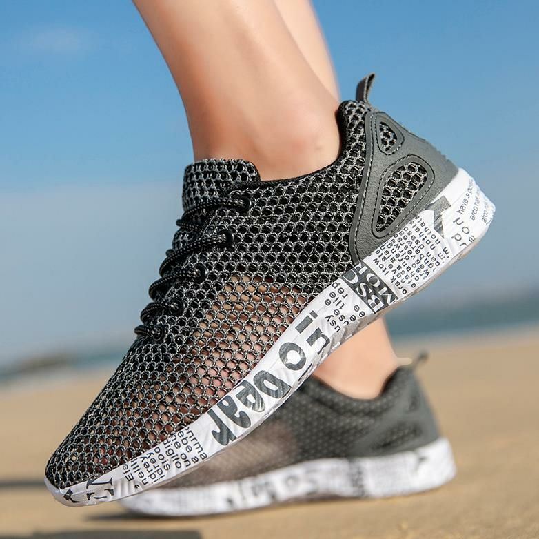 Heren Ademend Elastisch Mesh Casual Soft Outdoor Running Sneakers