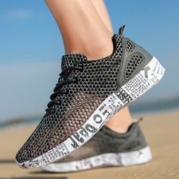 Heren Ademend Elastisch Mesh Casual Soft Outdoor Running Sneakers