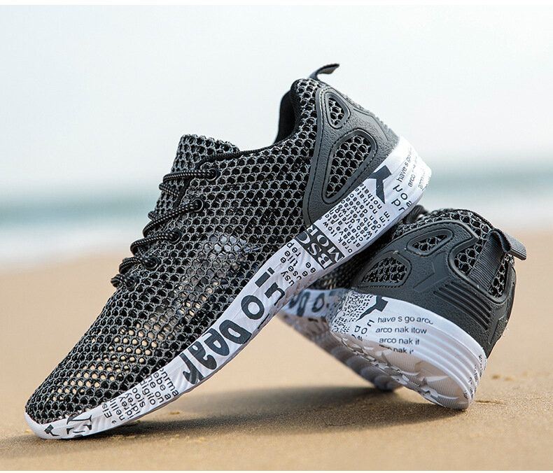 Heren Ademend Elastisch Mesh Casual Soft Outdoor Running Sneakers