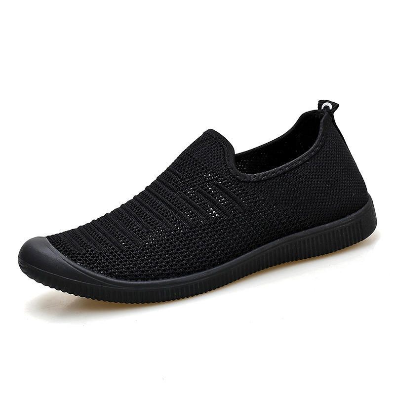 Heren Ademend Gebreid Mesh Casual Platte Sneakers