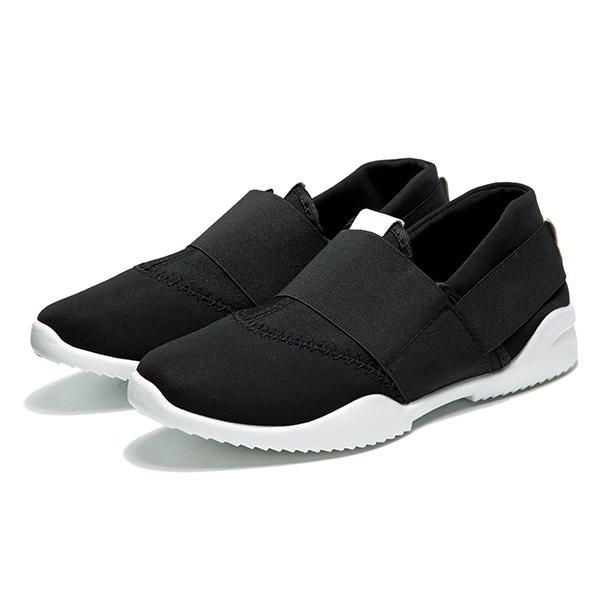 Heren Ademende Elastische Bnad Slip On Casual Sneakers