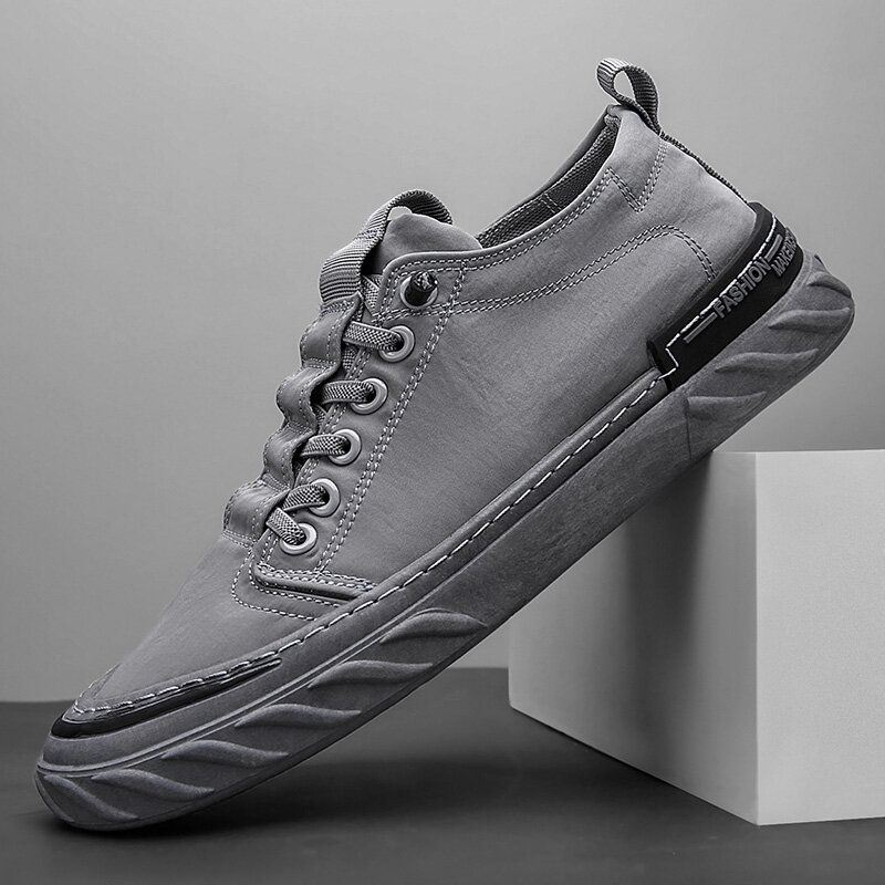 Heren Ademende Paraplu Doek Zachte Comfortabele Zool Non-slip Lace Up Casual Court Shoes