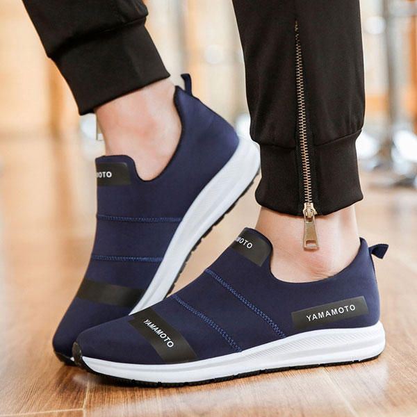 Heren Ademende Slip On Soft Loafers Casual Sneakers