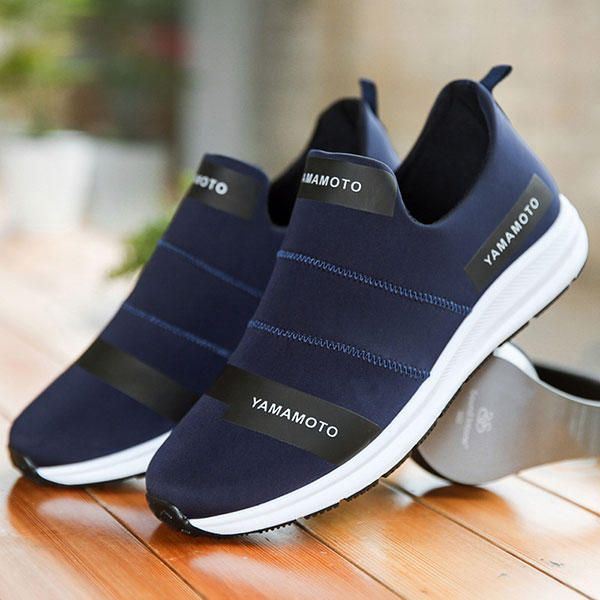 Heren Ademende Slip On Soft Loafers Casual Sneakers