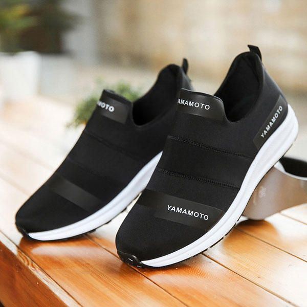 Heren Ademende Slip On Soft Loafers Casual Sneakers