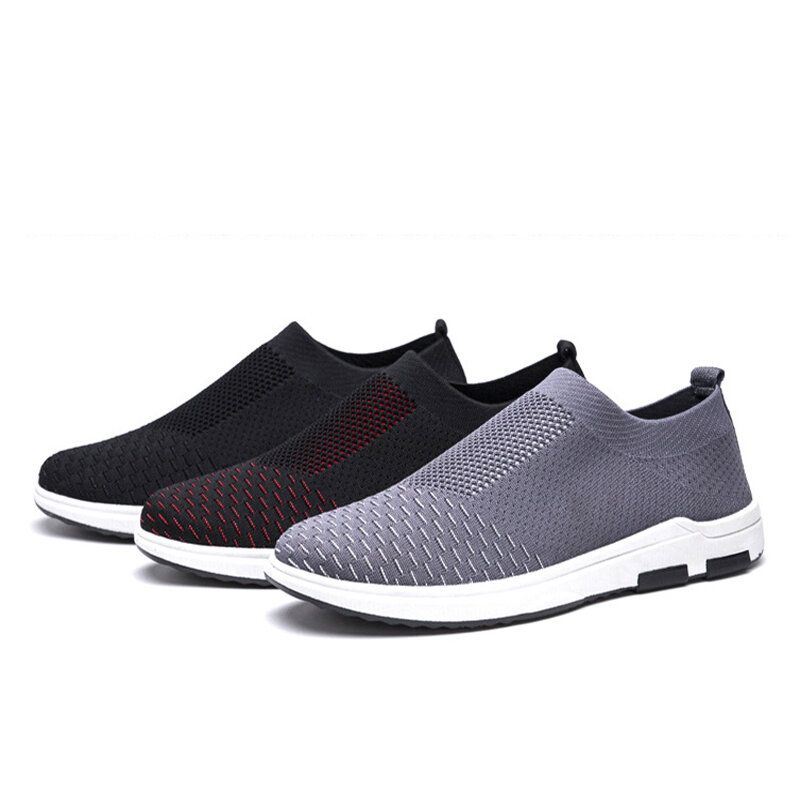 Heren Ademende Stof Zachte Zool Comfortabel Lichtgewicht Sport Casual Oude Peking Schoenen