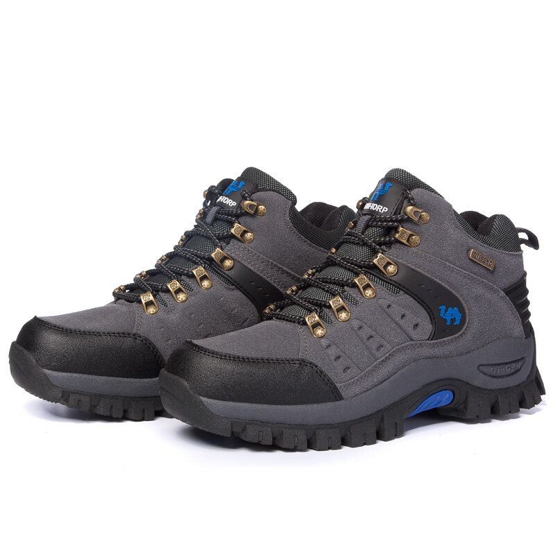 Heren Ademende Suède Zachte Zool Antislip Comfy Outdoor Casual Klimschoenen