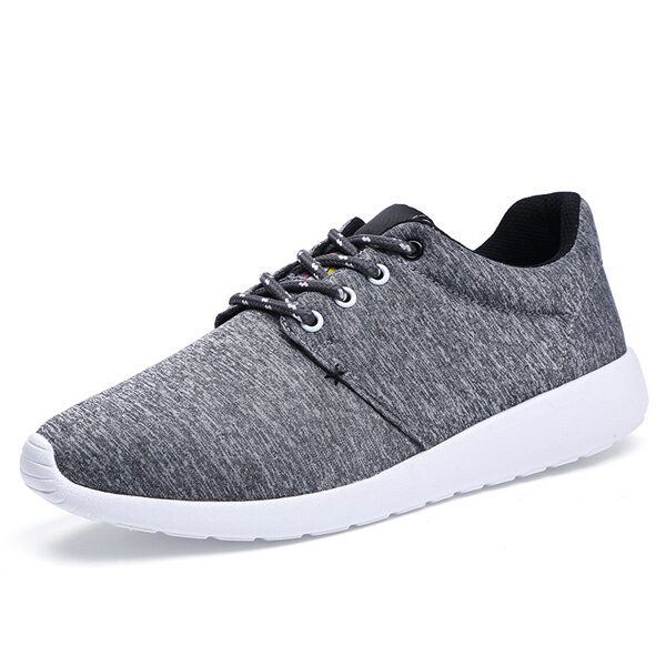 Heren Ademende Zachte Zool Antislip Gedempte Comfortabele Sport Casual Wandelschoenen