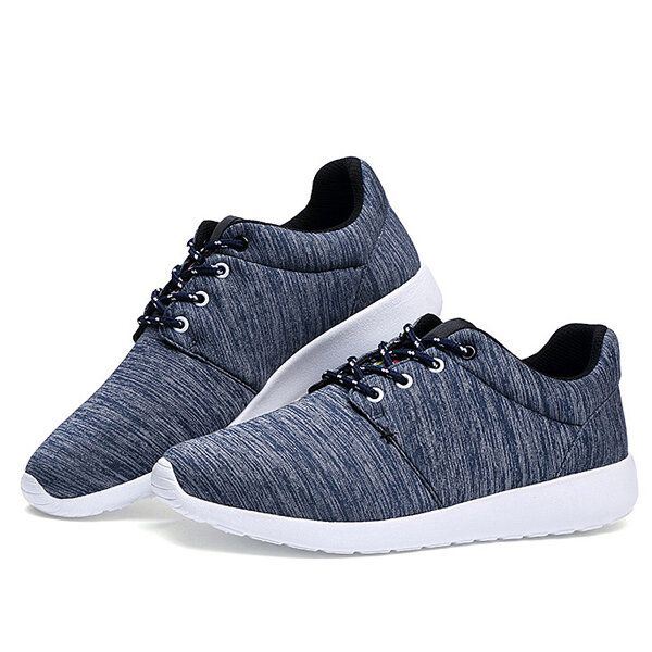 Heren Ademende Zachte Zool Antislip Gedempte Comfortabele Sport Casual Wandelschoenen