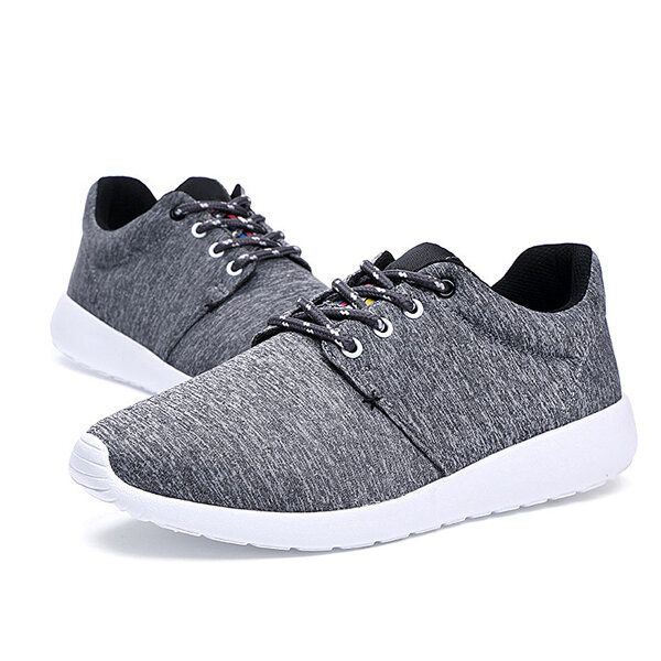 Heren Ademende Zachte Zool Antislip Gedempte Comfortabele Sport Casual Wandelschoenen