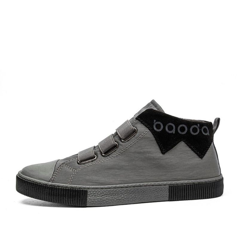 Heren Ademende Zachte Zool Klittenband Comfy Court Casual Canvas Schoenen