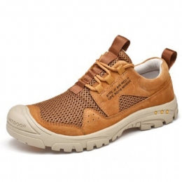 Heren Anti-collision Toe Ademende Outdoor Wandelsneakers