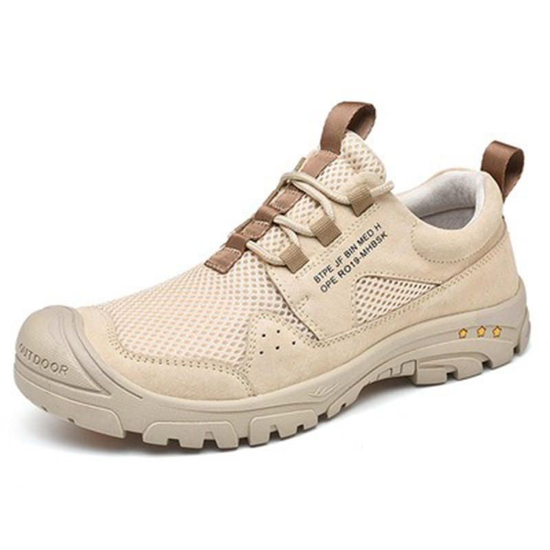 Heren Anti-collision Toe Ademende Outdoor Wandelsneakers