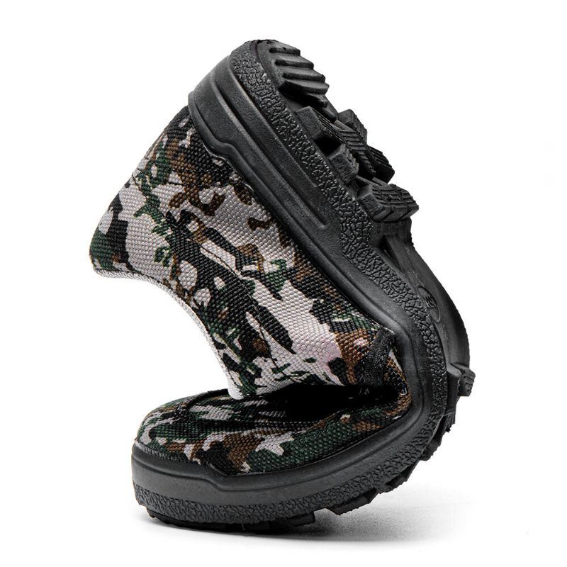 Heren Camouflage Sneakers Site Antislip Ademend Zachte Werkstijl Schoenen