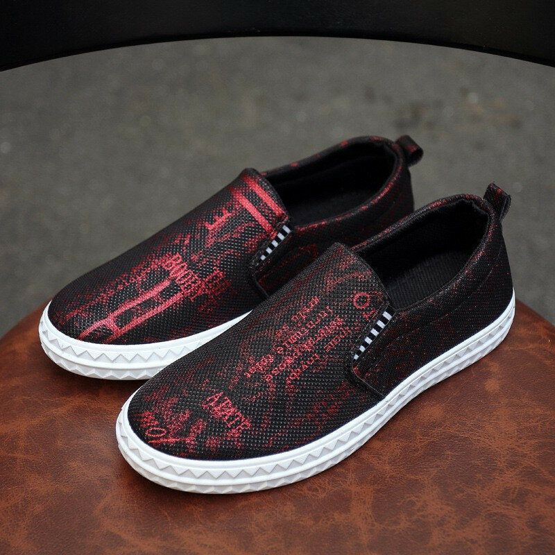 Heren Canvas Ademende Zachte Zool Antislip Sport Casual Court Shoes