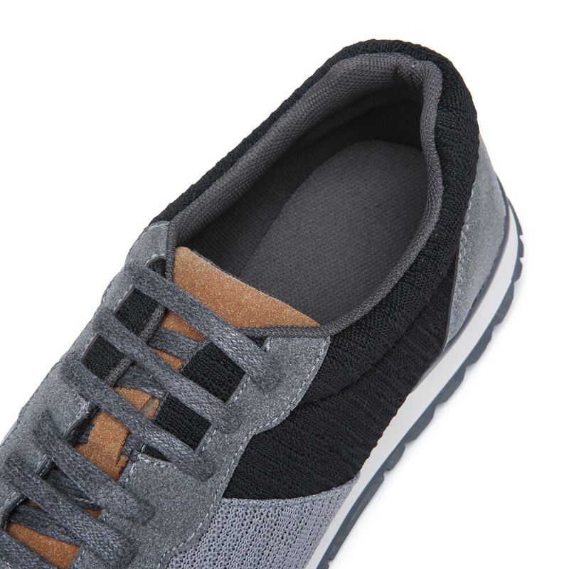 Heren Colorblock Mesh Splicing Ademend Sport Casual Forrest Sneakers