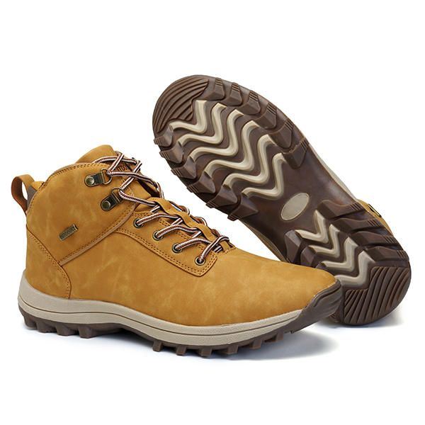 Heren Comfortabele Wandelschoenen Met Hoge Top