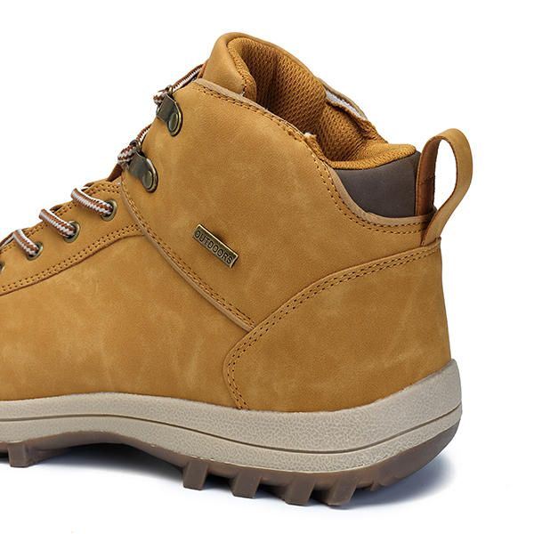 Heren Comfortabele Wandelschoenen Met Hoge Top