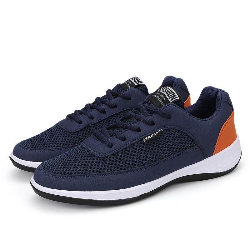 Heren Die Mesh Stof Splitsen Comfortabele Ademende Antislip Casual Hardloopschoenen