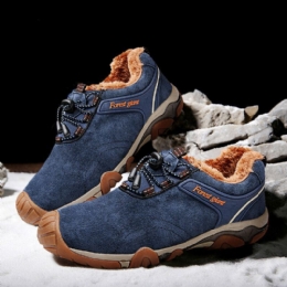 Heren Dikker Warme Pluche Voering Herfst Winter Outdoor Wandelschoenen