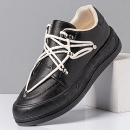 Heren Effen Kleur Antislip Casual Veterschoenen