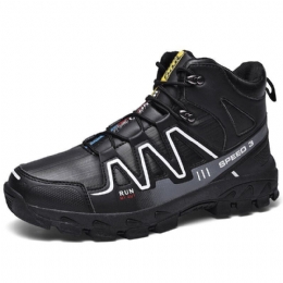 Heren Geometrisch Patroon Outdoor Antislip Hoge Wandelsneakers