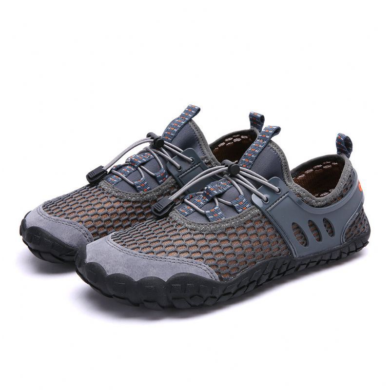 Heren Hollow Out Antislip Ademende Outdoor Wandelsneakers