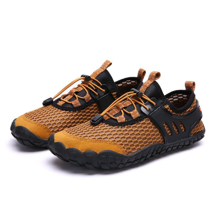 Heren Hollow Out Antislip Ademende Outdoor Wandelsneakers