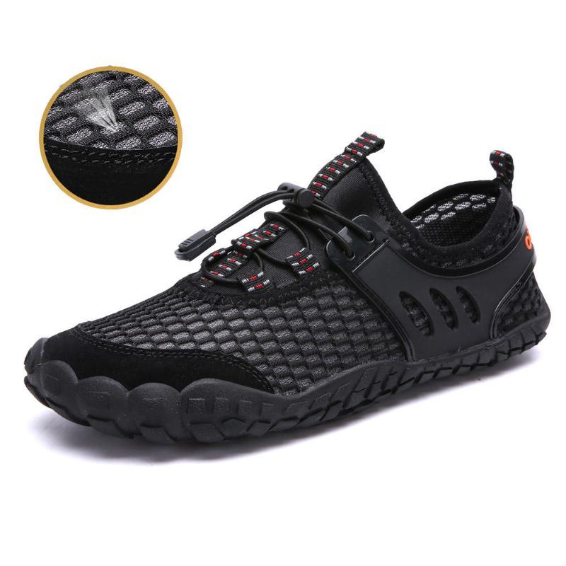 Heren Hollow Out Antislip Ademende Outdoor Wandelsneakers