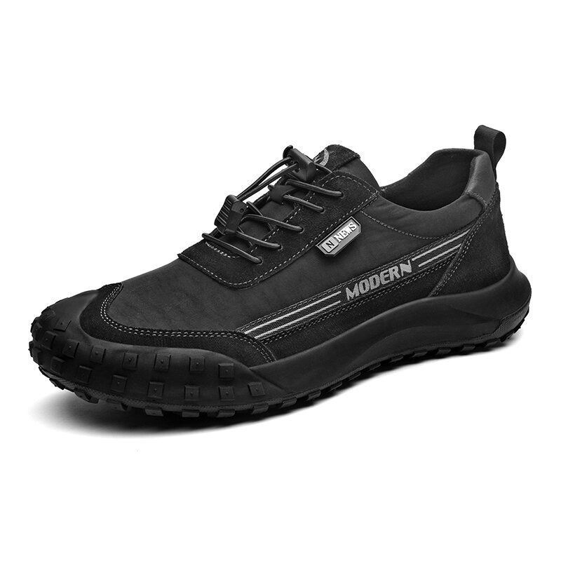 Heren Koeienhuid Teen Beschermd Ademend Antislip Outdoor Wandelschoenen