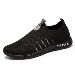 Heren Lichtgewicht Gebreide Zachte Casual Running Sport Sneakers