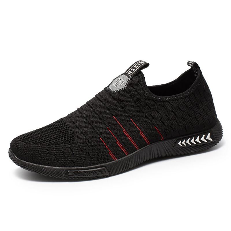 Heren Lichtgewicht Gebreide Zachte Casual Running Sport Sneakers