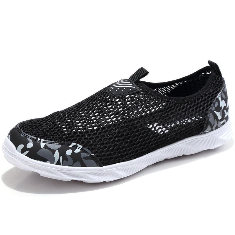 Heren Mesh Ademend Antislip Lichtgewicht Comfortabel Sport Casual Outdoorschoenen