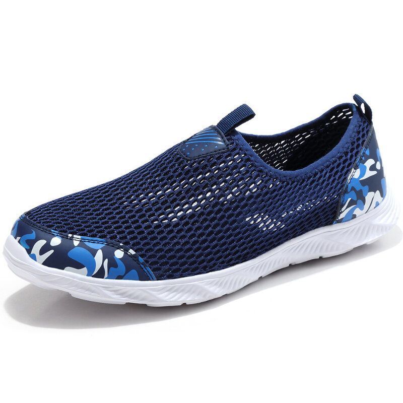 Heren Mesh Ademend Antislip Lichtgewicht Comfortabel Sport Casual Outdoorschoenen