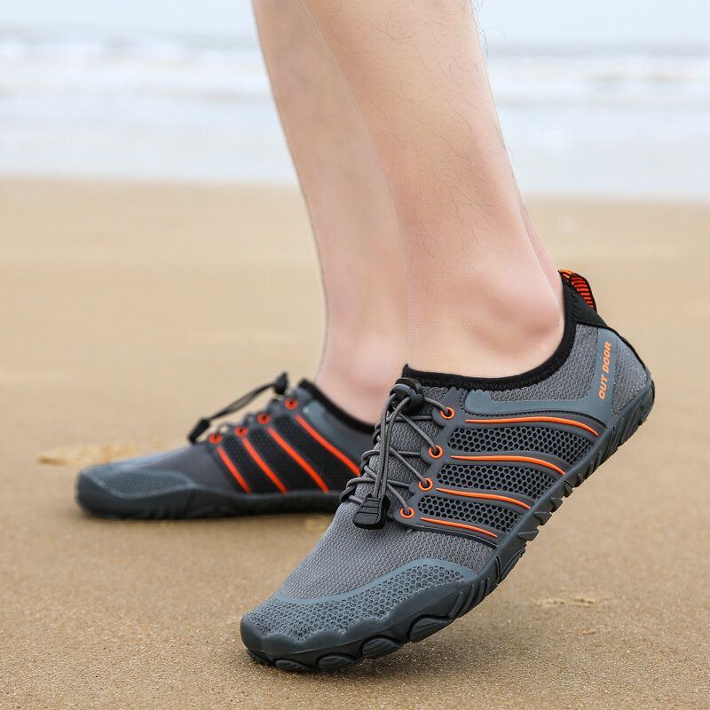 Heren Mesh Ademend Lichtgewicht Antislip Outdoor Waden Casual Sportschoenen