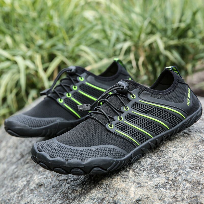 Heren Mesh Ademend Lichtgewicht Antislip Outdoor Waden Casual Sportschoenen