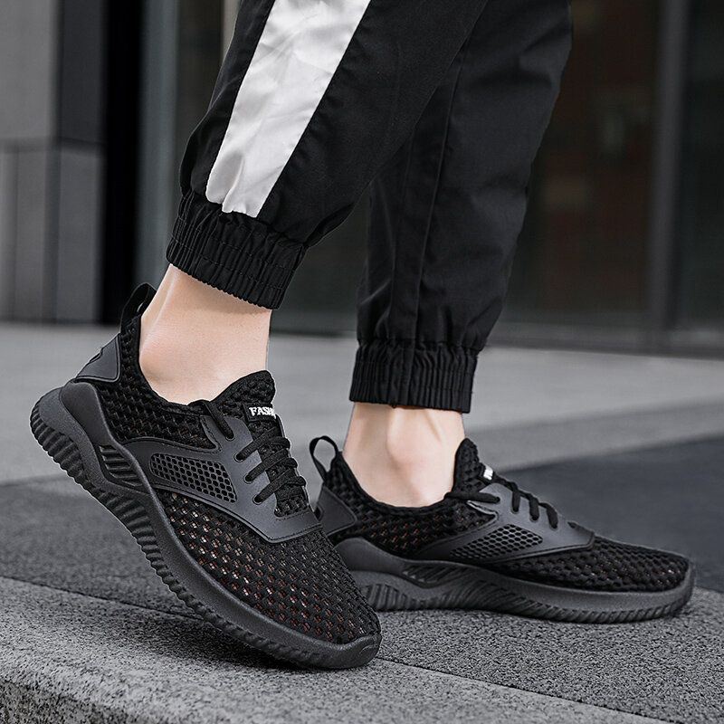 Heren Mesh Ademend Lichtgewicht Sport Casual Hardloopschoenen