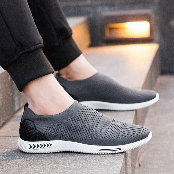 Heren Mesh Ademende Casual Flats Sportschoenen