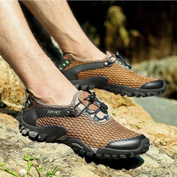 Heren Mesh Anti Collision Teen Wandelen Klimmen Outdoor Sportschoenen