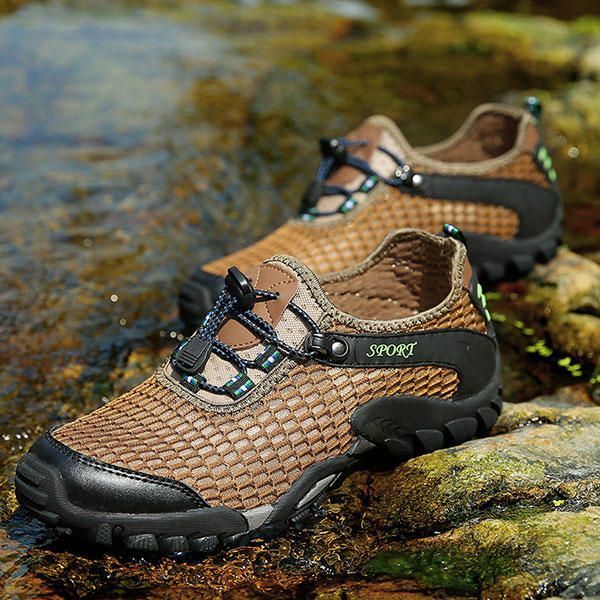 Heren Mesh Anti Collision Teen Wandelen Klimmen Outdoor Sportschoenen